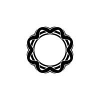 Intricate Celtic Circle, Minimalist , Symbolic Motif, Ornament vector