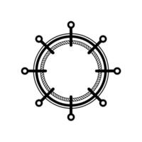 Geometric Compass Rose, Minimalist , Circular Motif, Geometry vector