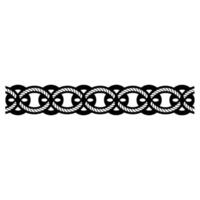 Intricate Rope Border, Vintage Nautical, Pattern vector