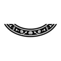 Nautical Crest Ancient Mariners Emblem vector