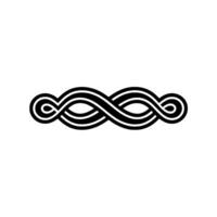 Elegant Celtic Knot Border, Minimalist, Symbol vector