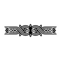 Intricate Celtic Border, Elegant Decorative Element, Flourish vector