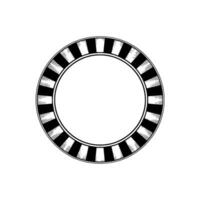 Stylized Circular Band, Minimalist vector