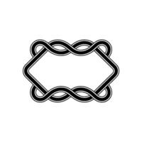 Elegant Infinity Frame, Minimalist vector