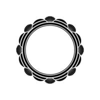 Geometric Radial Ornament, Minimalist - Circle - Pattern vector