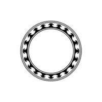 Intricate Circular Emblem, Vintage Border vector