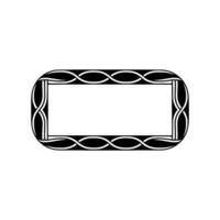 Elegant Celtic Frame, Minimalist vector