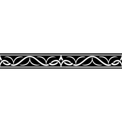 Intricate Celtic Border, Elegant Ornamentation, Vintage - Illustration