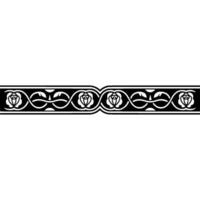 Intricate Celtic Border, Vintage Ornamentation - Motif vector