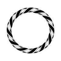 Spiraling Gradient Circle, Minimalist vector