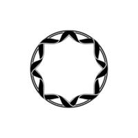Intricate Celtic Knot Frame, Minimalist, Texture vector