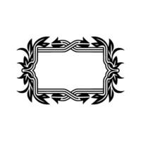 Intricate Celtic Frame, Vintage , Elegant Border - Decorative vector