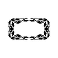 Intricate Celtic Border, Vintage, Elegant Frame vector