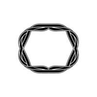 Intricate Celtic Frame, Minimalist - Ornament vector