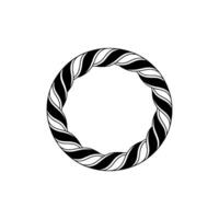 Abstract Spiral Motif, Minimalist , Circular Pattern, Circle vector