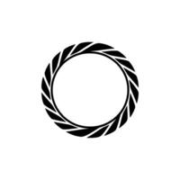 Abstract Spiral Emblem, Minimalist - Symbol vector