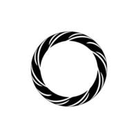 Abstract Spiral Ring, Minimalist , Circular Motion, Circle vector