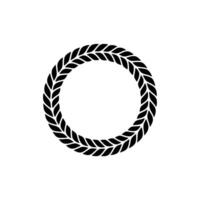 Minimalist Wreath , Elegant Circle vector