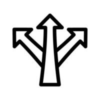 Illustration of Direction Line Icon vector