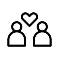 Illustration of Family Line Icon vector