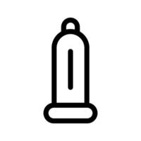 Illustration of Condom Line Icon vector
