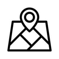 Illustration of Map Icon vector