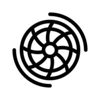 Illustration of Engine Line Icon vector