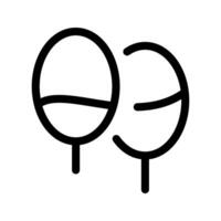 Illustration of Balloon Line Icon vector