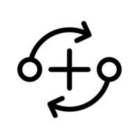 Illustration of Reinforcement Learning Icon vector