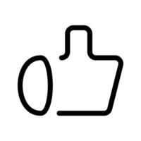 Illustration of Likes Line Icon vector