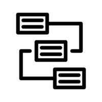 Illustration of Workflow Icon vector