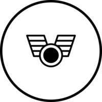 Minimalistic representation of achievement badge perfect for creating an icon showcasing success and award recognition vector