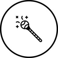 Enchanting magic wand illustration symbolizing fantasy dreams creative ideas imagination fairytale wonder and potential possibilities featuring mystical elements vector