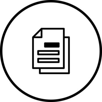 Documents or papers icon illustration design representing information management files reports and business processes vector