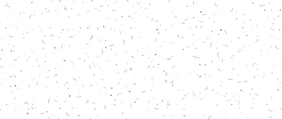 Black speckles seamless background. Old dusty noise film texture. Grunge particles, scratches, fibers, flecks repeating wallpaper. Vintage rough dirty overlay. Gritty sand distressed effect.