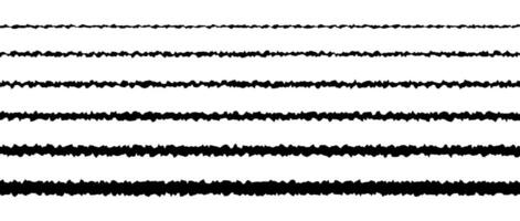 Jagged underline set. Black scribble stroke collection. Grunge wavy zig zag border stripe bundle. Wavy rough horizontal design elements pack for poster, banner, booklet, brochure, decoration. vector