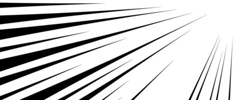 Diagonal speed lines background. Comic book explosion wallpaper. Abstract black flash frame design. Manga anime cartoon beam sun burst. Pop art corner effect. backdrop vector