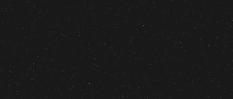 White speckles on black background. Seamless dust noise film texture. Old grunge particles, scratches, fibers, flecks repeating wallpaper. Vintage rough dirt overlay. Grit sand speck effect vector