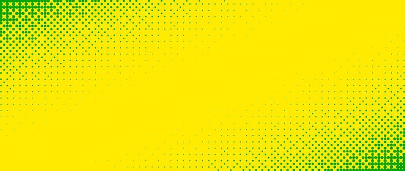 Pixelated corner gradient texture. Yellow green dither diagonal pattern background. Abstract glitchy pattern. 8 bit game screen wallpaper. Pixel art retro illustration. Bitmap backdrop vector