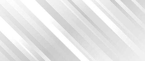 Diagonal gradient lines background. Abstract grey and white stripes wallpaper. Universal tech backdrop. Soft and smooth gray tempter for banner, flyer, brochure, presentation. vector