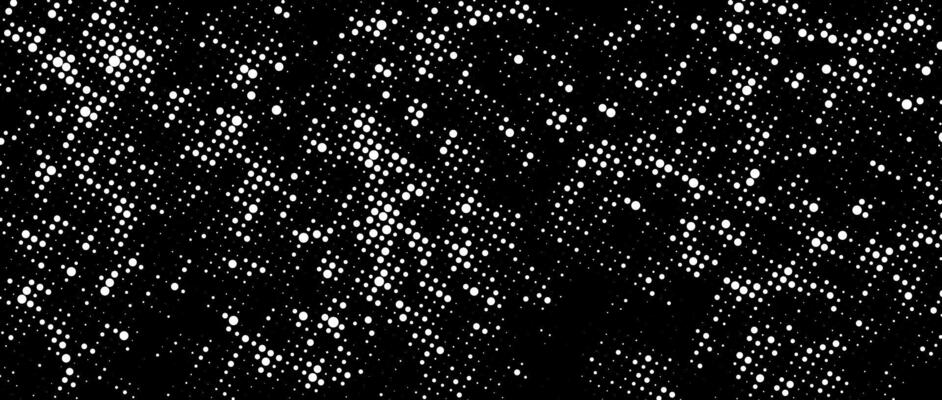 Halftone grunge overlay texture. Black and white dotted distressed background. Rough dirty surface for template, banner, poster, cover, collage, flyer, overlay. Grain noise grit wallpaper