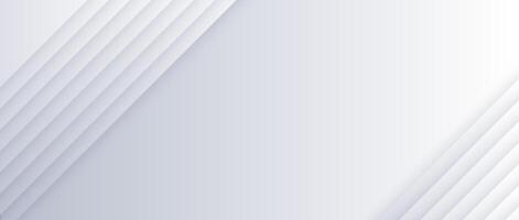 Diagonal gradient lines background. Light gray and white abstract tech stripes wallpaper. Subtle geometric universal texture. Silver backdrop for flyer, poster, banner, cover, brochure. vector