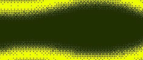 Pixelated bitmap wave gradient texture. Yellow green dither pattern background. Abstract wavy glitchy pattern. 8 bit game screen wallpaper. Wide pixel art retro illustration vector