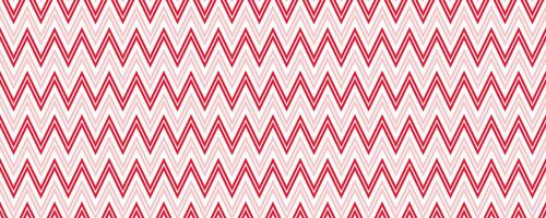 Candy cane zigzag seamless pattern. Pink and red wavy stripes background. Christmas decoration wallpaper. Winter holiday repeating lines backdrop. Xmas peppermint present wrapping print. vector