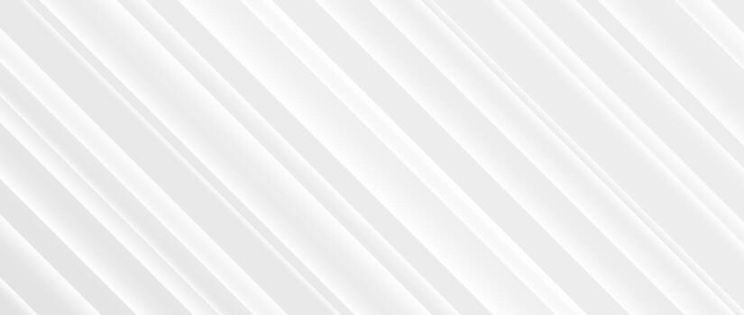 diagonal gris degradado líneas antecedentes. resumen gris y blanco rayas fondo de pantalla. universal tecnología fondo. suave oblicuo plata modelo para bandera, volantes, folleto, presentación. vector