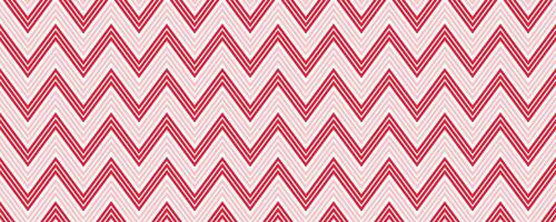 Candy cane zigzag seamless pattern. Red and pink wavy stripes background. Christmas repeating decoration wallpaper. Winter holiday lines backdrop. Xmas peppermint package wrapping print. vector