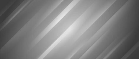 Dark gray Diagonal lines background. Abstract gradient stripes wallpaper. Universal tech backdrop. Soft smooth silver tempter for banner, flyer, brochure, presentation, poster. vector