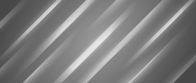 oscuro gris suave diagonal líneas antecedentes. resumen degradado rayas fondo de pantalla. universal tecnología fondo. suave plata tentador para bandera, volantes, folleto, presentación, póster. vector