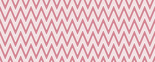 Candy cane zigzag seamless pattern. Red and pink wavy stripes background. Christmas repeating decoration wallpaper. Winter holiday lines backdrop. Xmas peppermint present wrapping print. vector