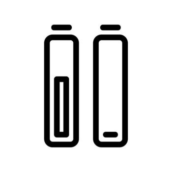 dos batería nivel indicadores para cargar o Progreso estado vector